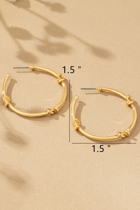 Jamie Thin Hoop Earrings