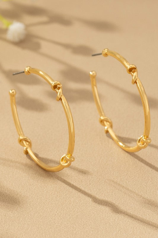 Jamie Thin Hoop Earrings