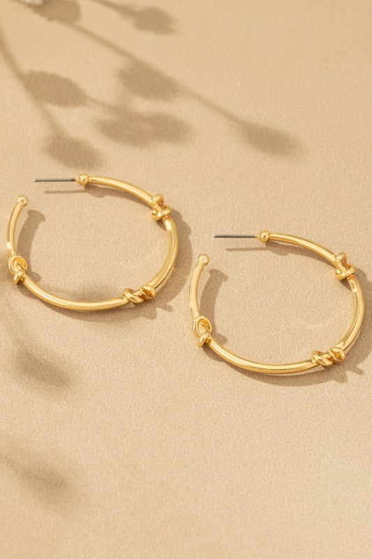 Jamie Thin Hoop Earrings