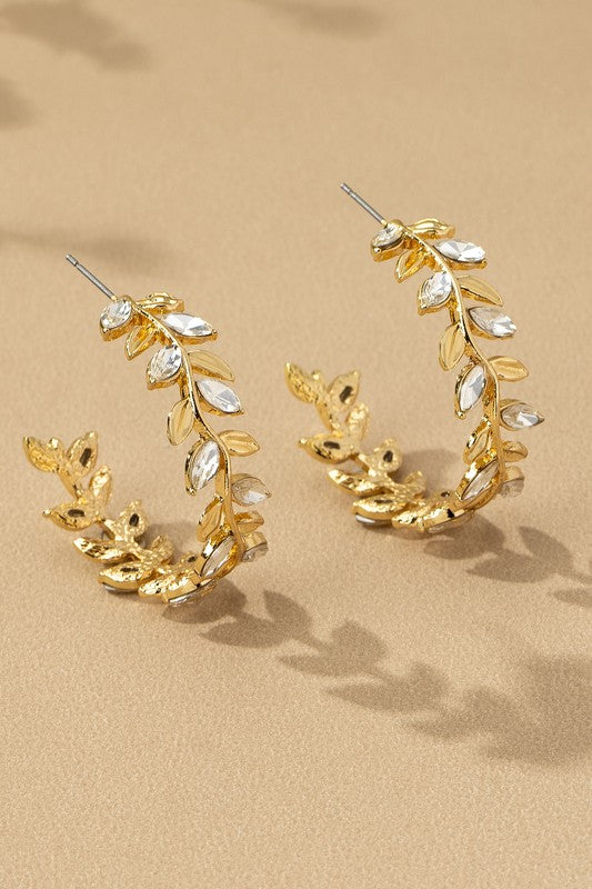 Janice Leaf Earrings