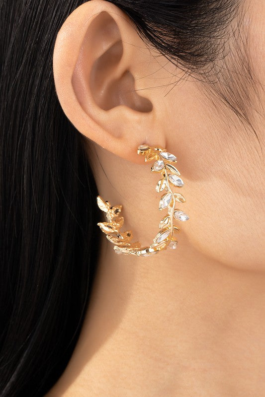 Janice Leaf Earrings