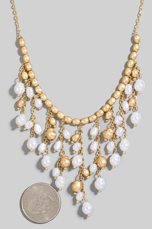 Barnes Pearl Chain Necklace