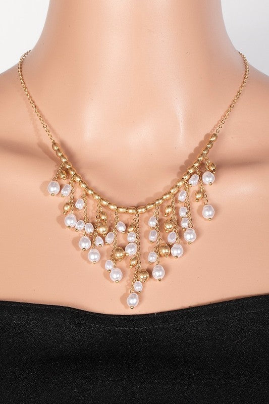 Barnes Pearl Chain Necklace