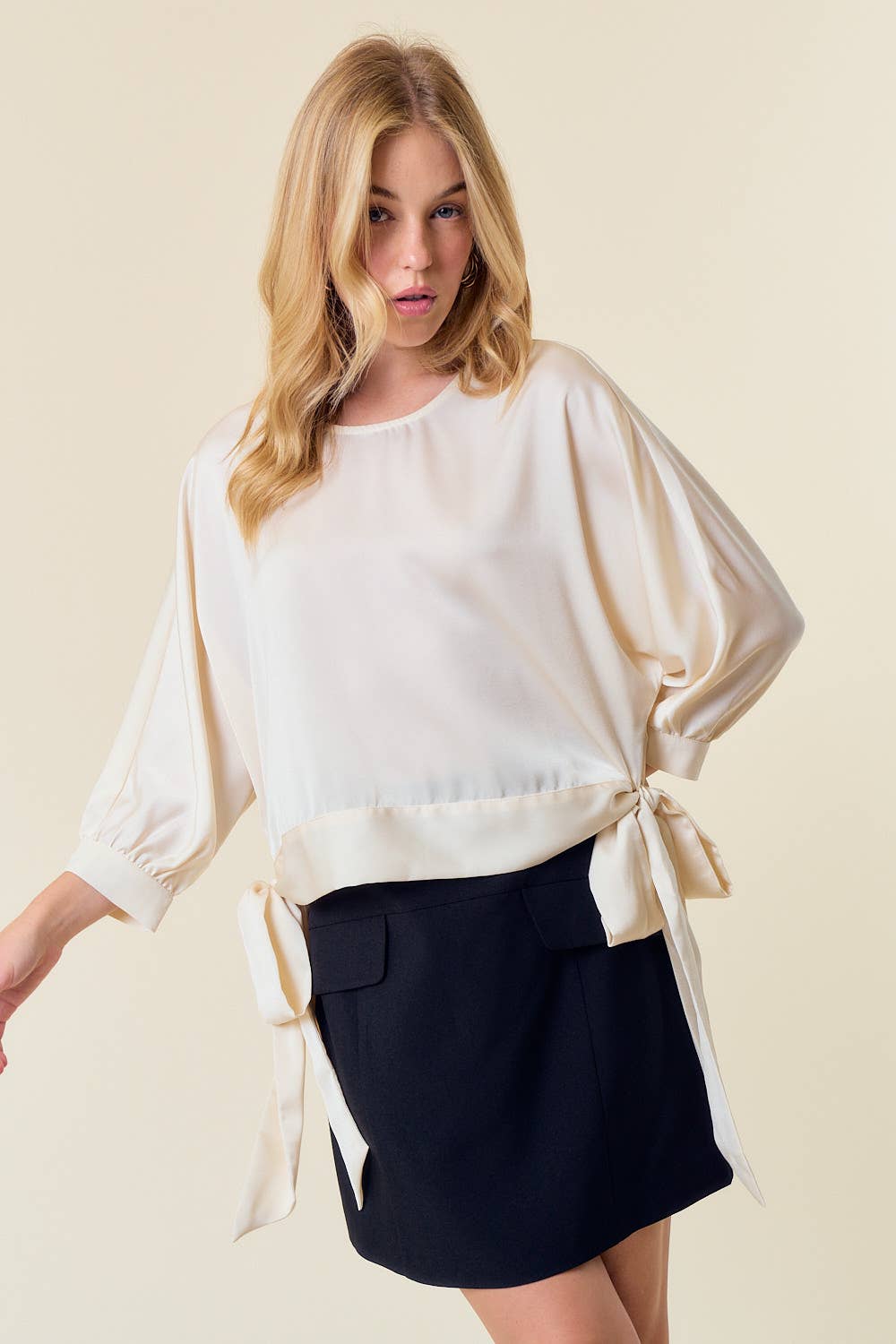 Reese Side Tie Blouse