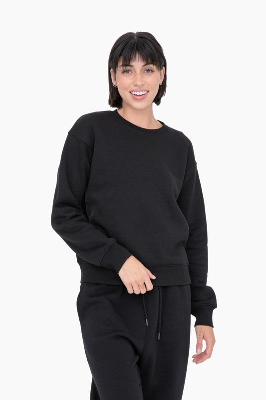 Monce Black Fleece Sweatshirt