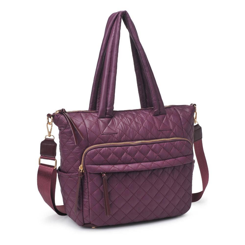 Jayna Quilted Nylon Tote (4 Colors!)