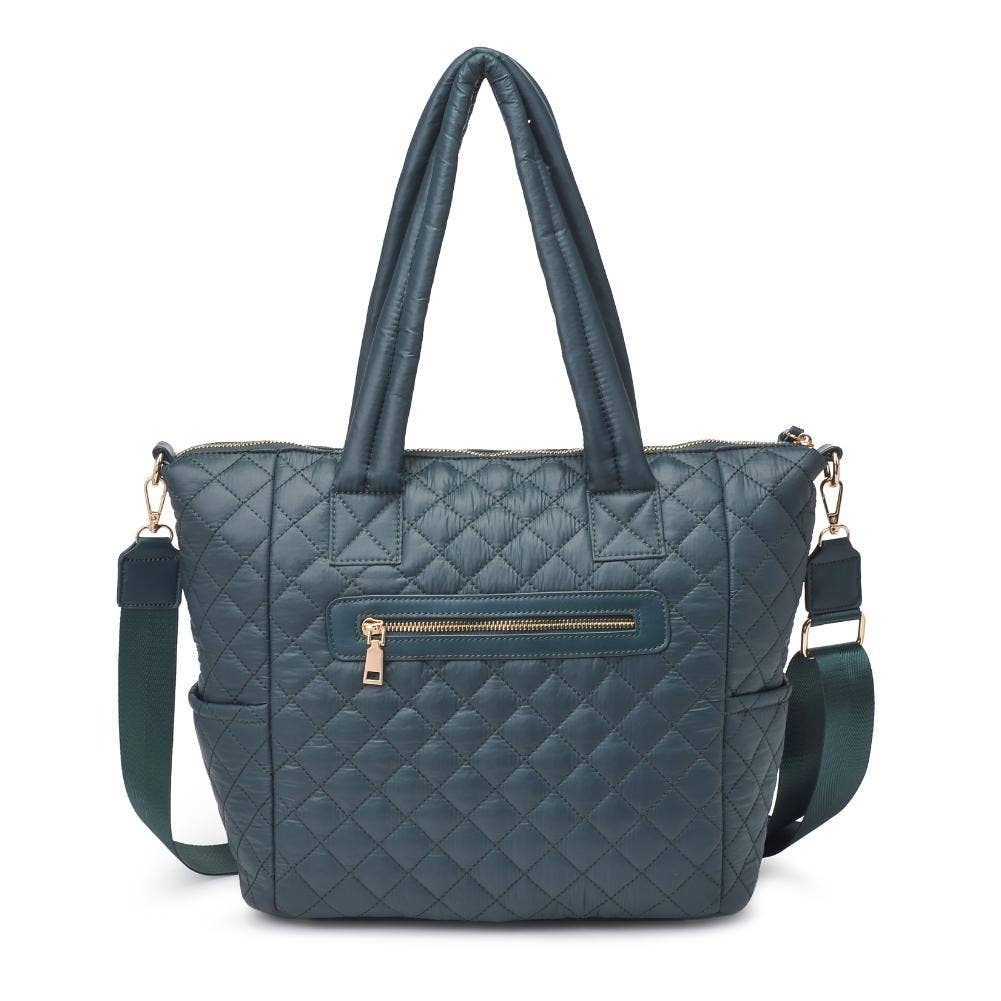 Jayna Quilted Nylon Tote (4 Colors!)