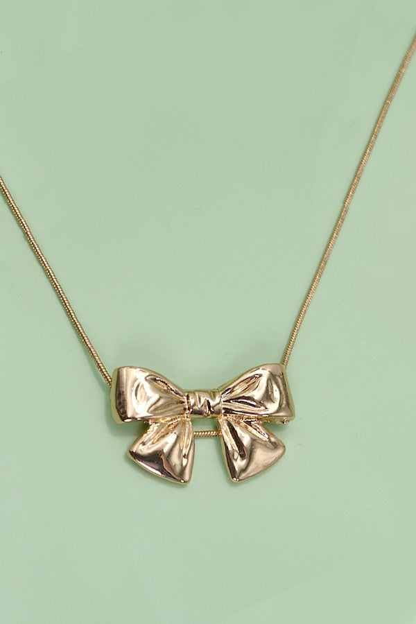 Emma Bow Necklace