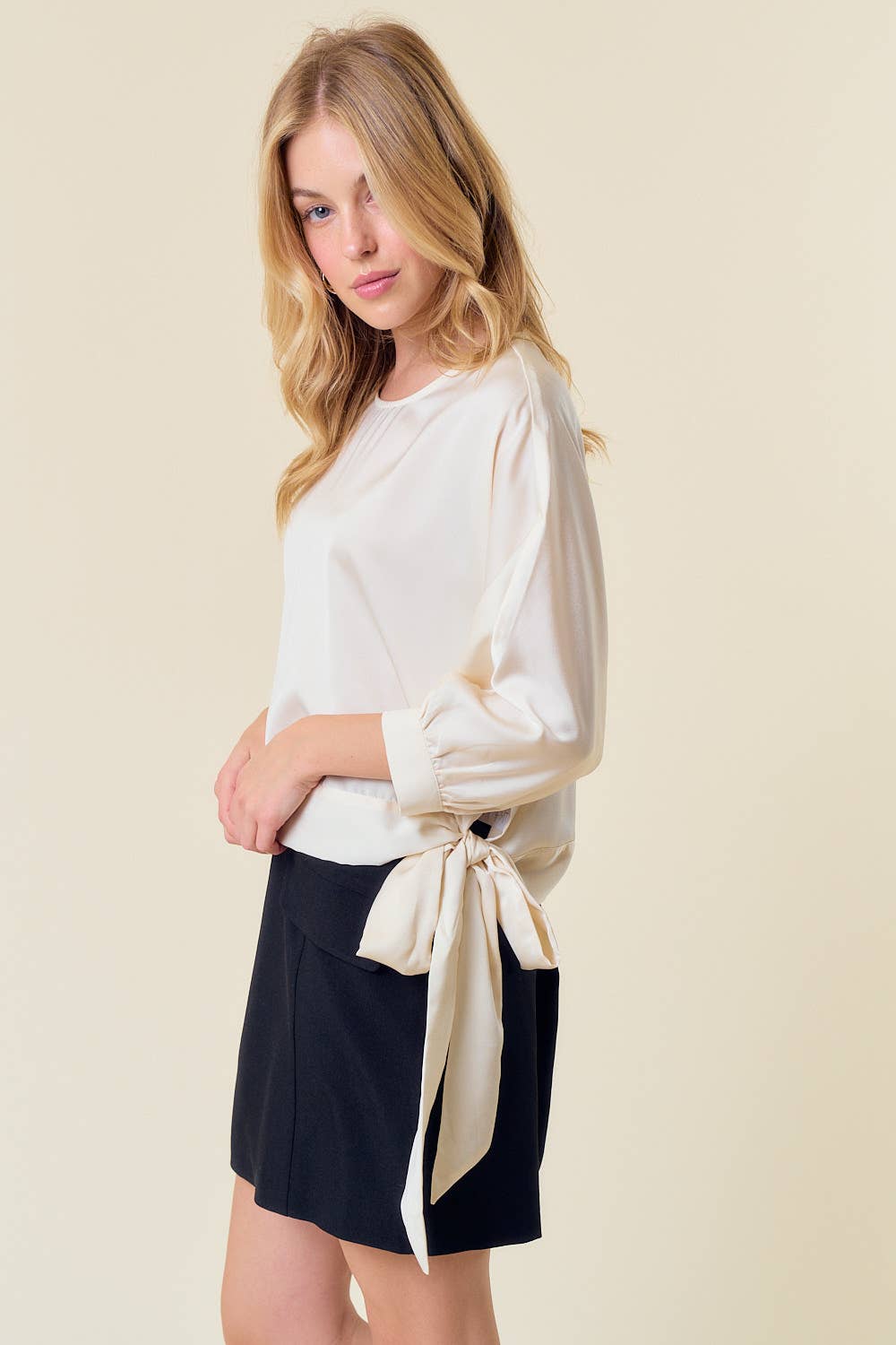 Reese Side Tie Blouse