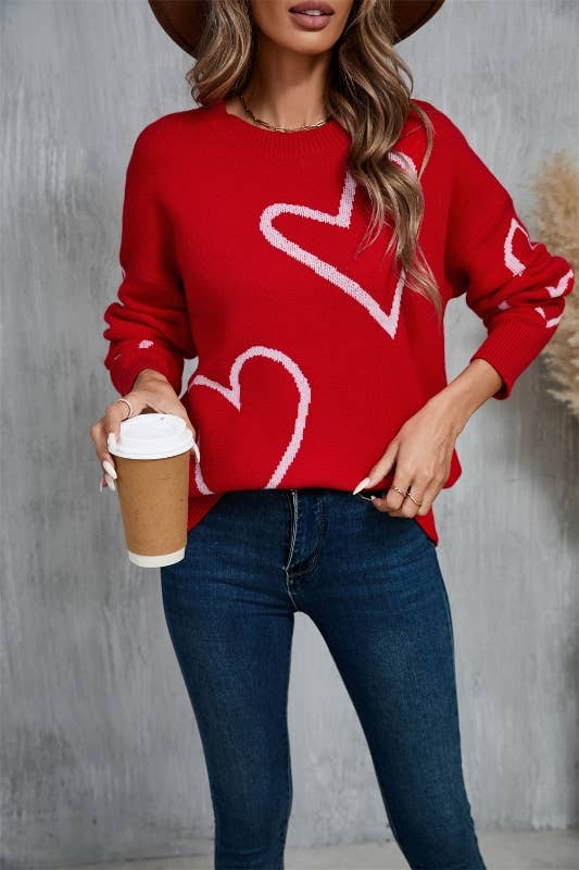 Cupid Heart Sweater