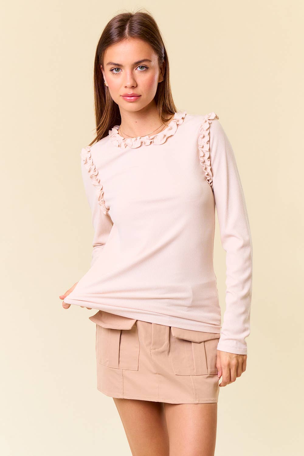 Gester Ribbed Tee