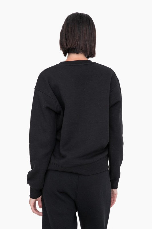 Monce Black Fleece Sweatshirt PREORDER