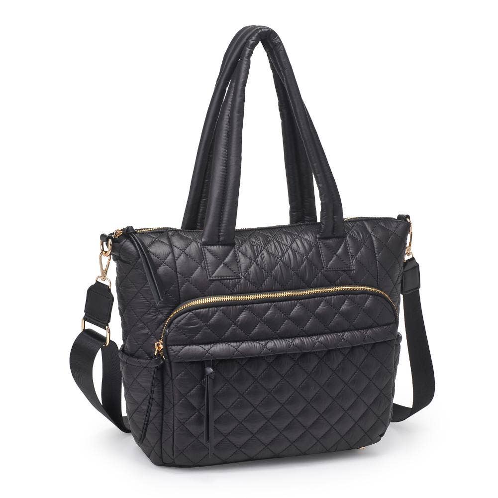 Jayna Quilted Nylon Tote (4 Colors!)