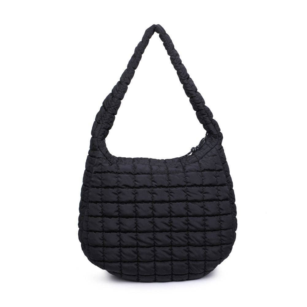 Sol and Selene Revive Quilted Puffer Nylon Hobo Handbag (2 Colors!)