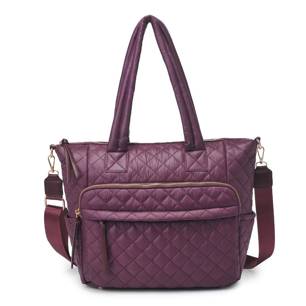 Jayna Quilted Nylon Tote (4 Colors!)