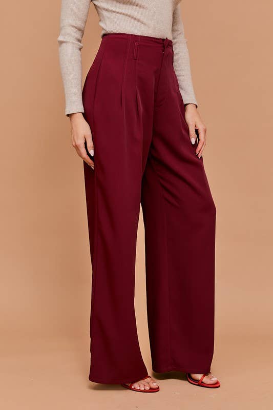 Beau High Waist Wide Leg Pants (2 Colors!)