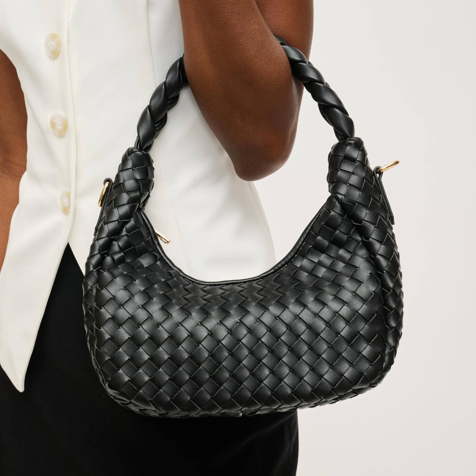 Laken Woven Shoulder Bag Crossbody