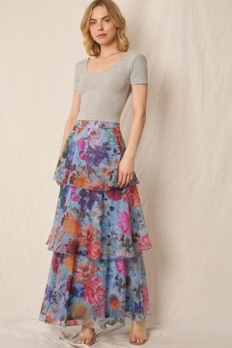 Beggs Floral Layer Skirt FINAL SALE