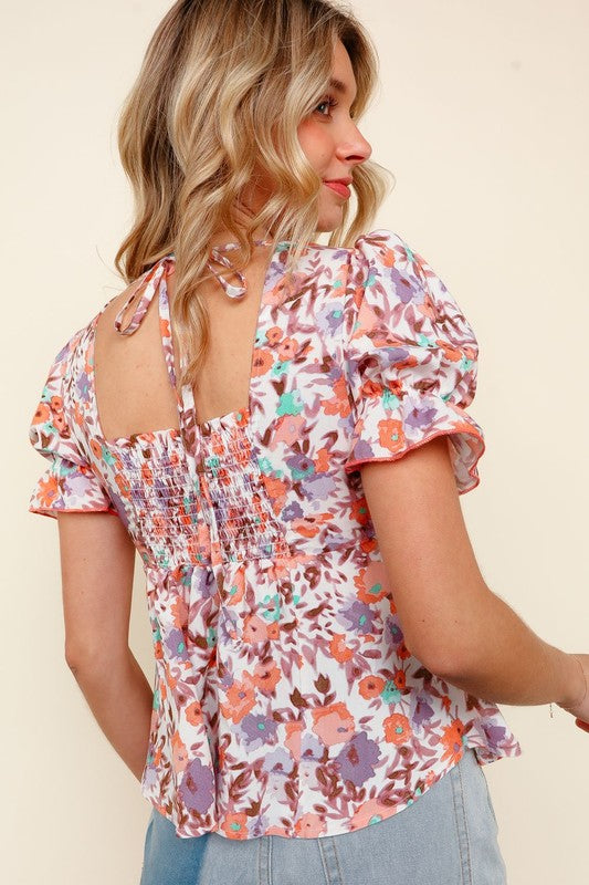 Michaela Floral Top