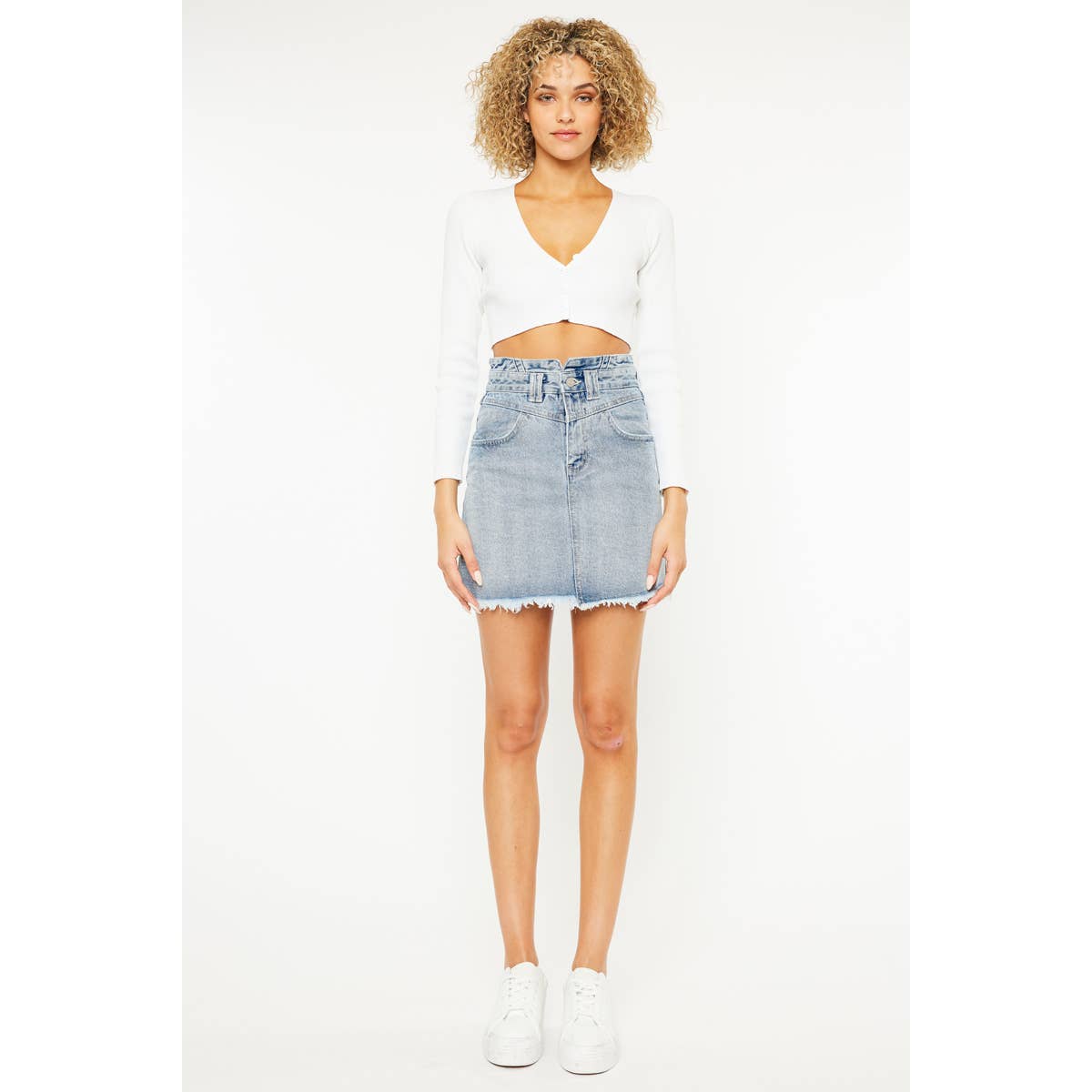 KanCan Hallie Denim Skirt