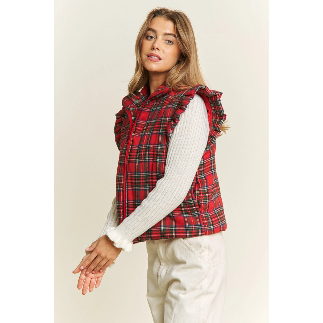 Tommie Plaid Vest