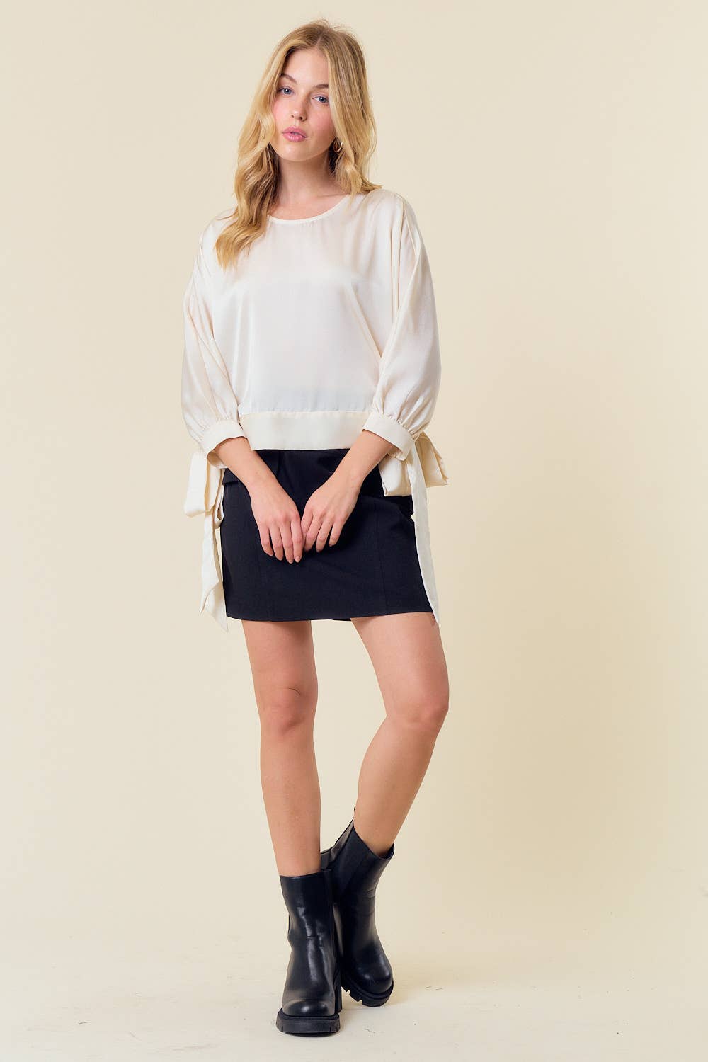 Reese Side Tie Blouse