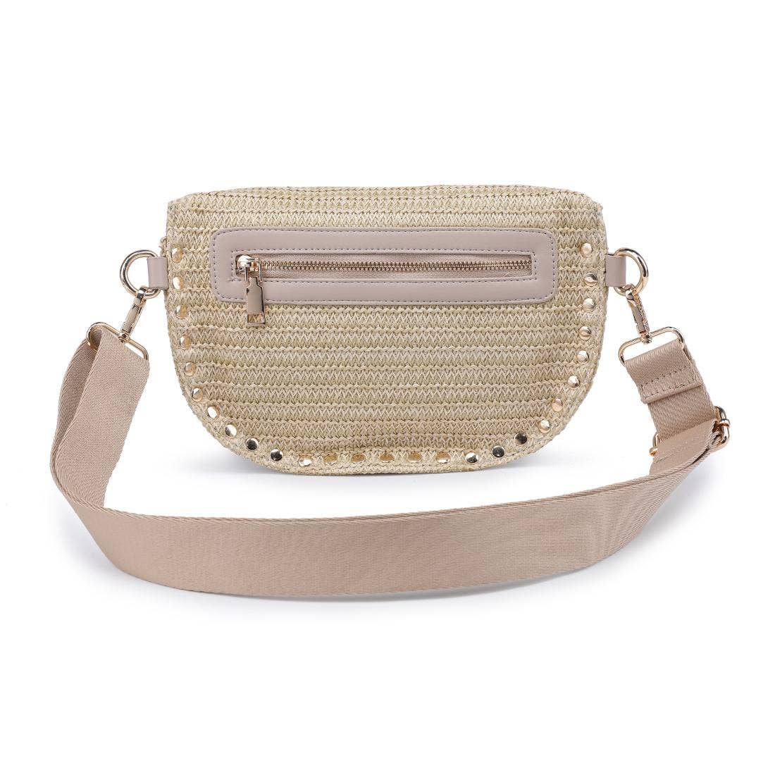 Gizelle Straw Belt Bag