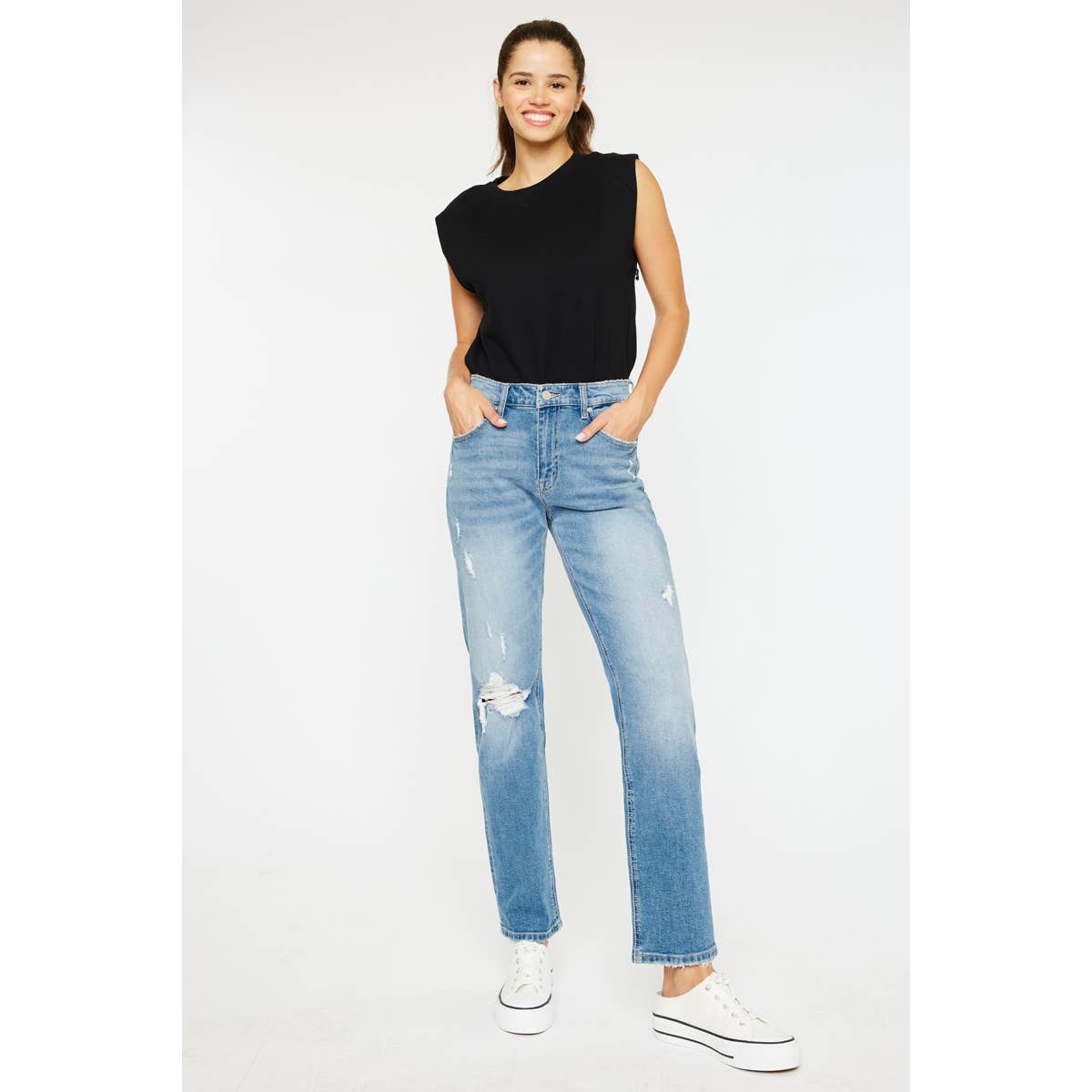 KANCAN Biah Straight Leg Jeans