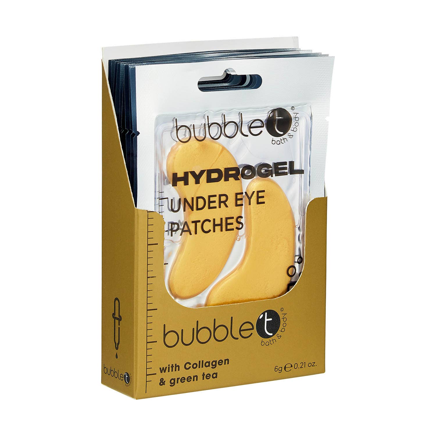 Bubble T Cosmetics Hydrogel Under Eye Patches - Collagen & Green Tea