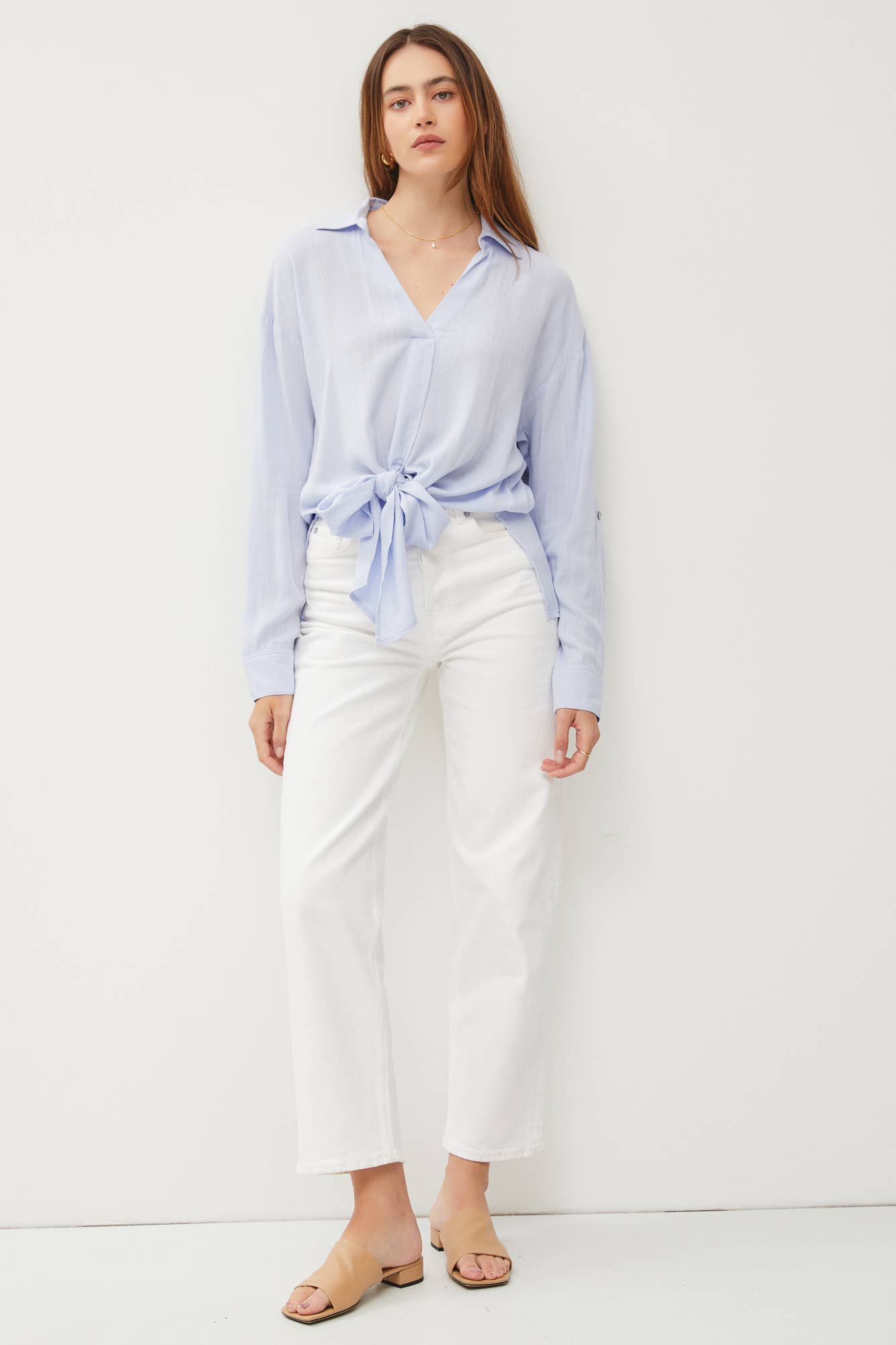 Loren Front Tie Shirt FINAL SALE