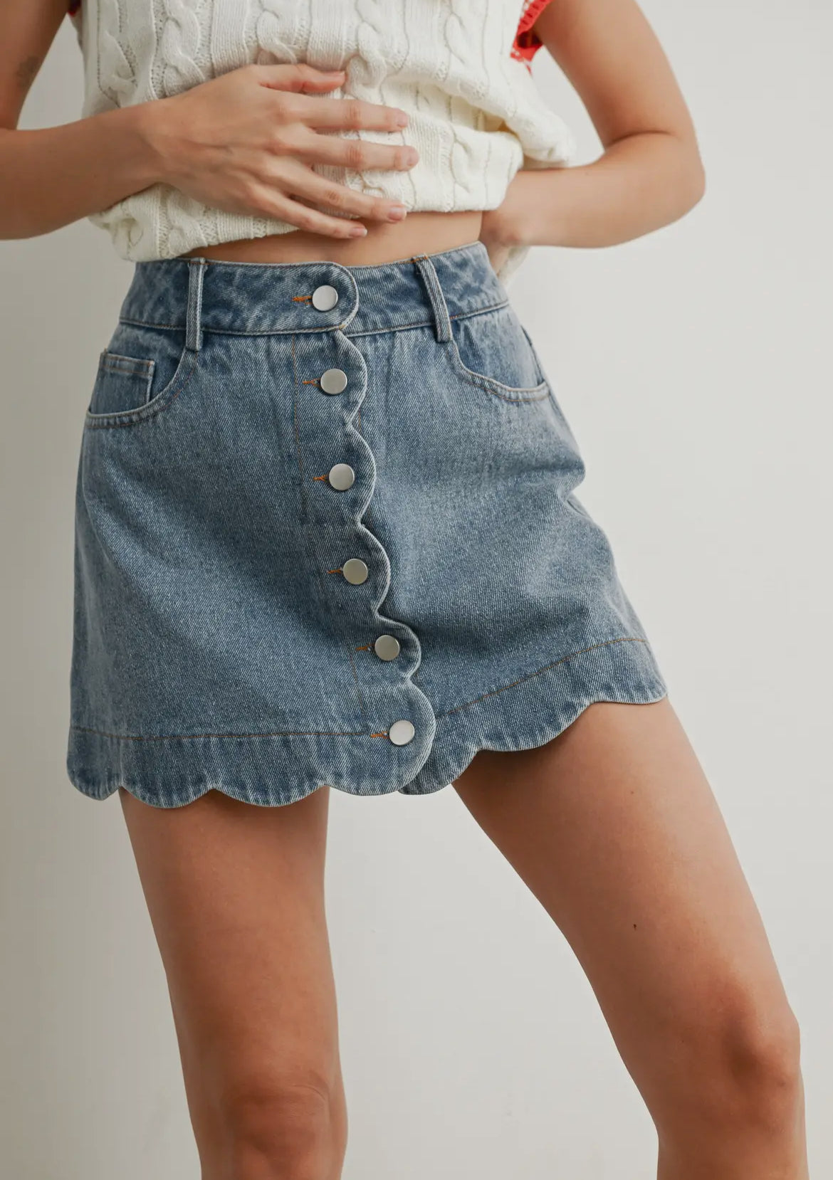 Brody Scallop Skirt