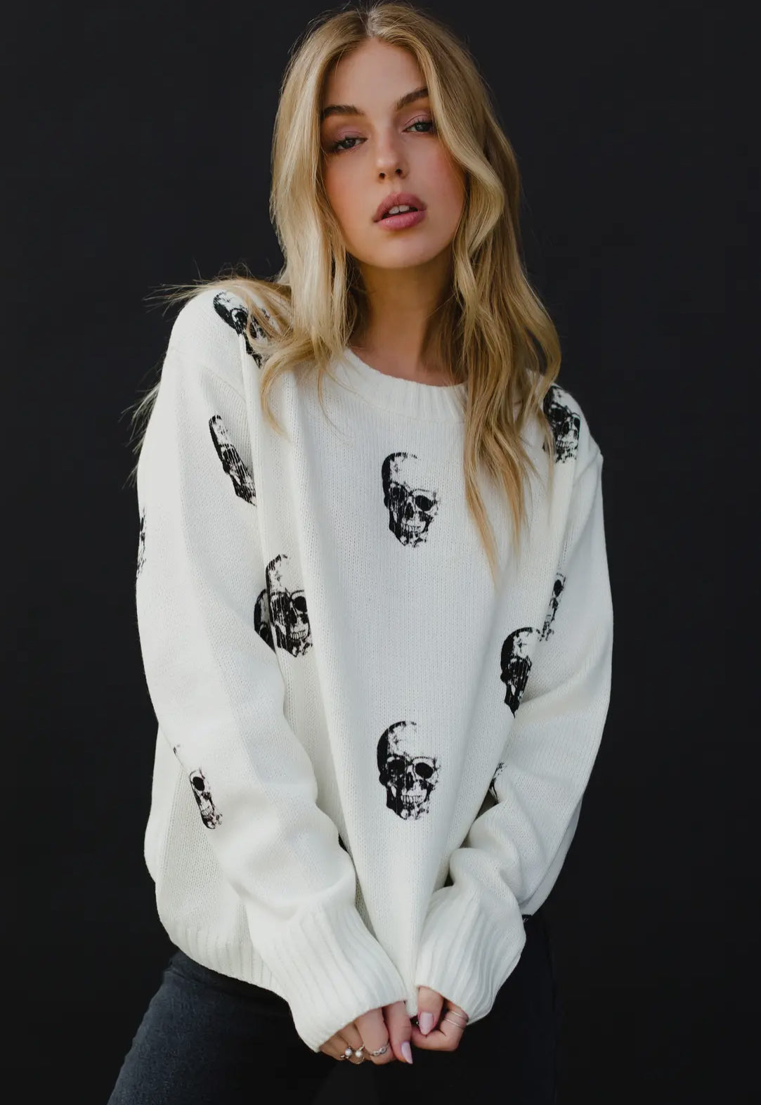 Spooky Skull Sweater