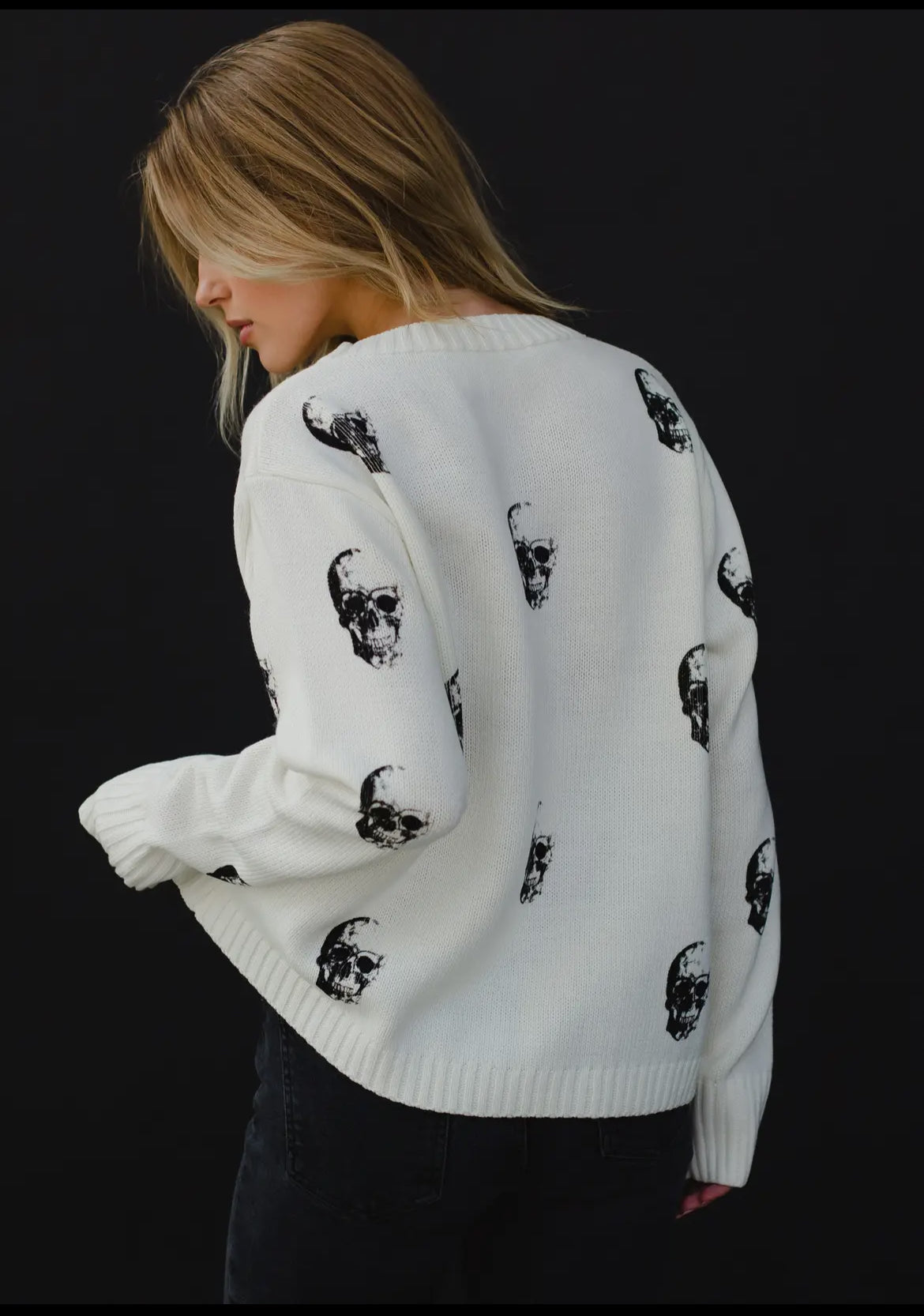 Spooky Skull Sweater