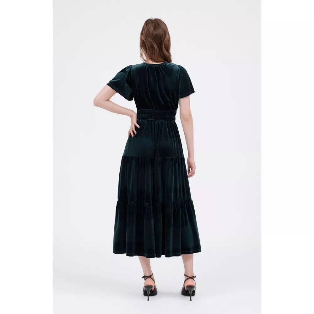 Harper Velvet Midi Dress