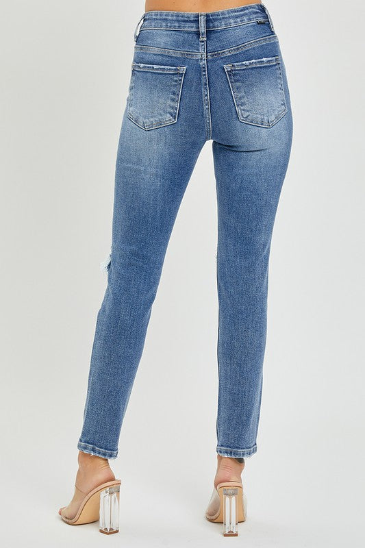 RISEN Layton Distressed Skinny Jeans