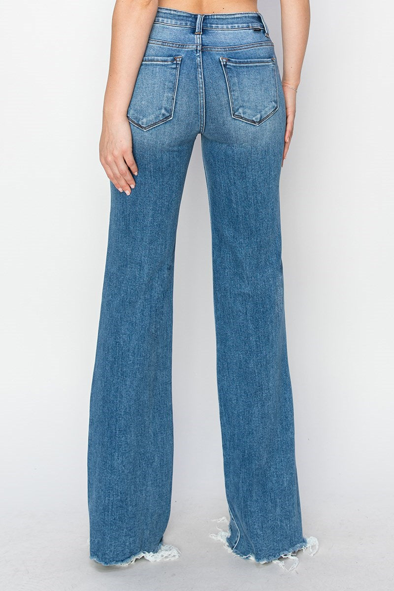 RISEN Dixon Mid Rise Wide Jeans PREORDER