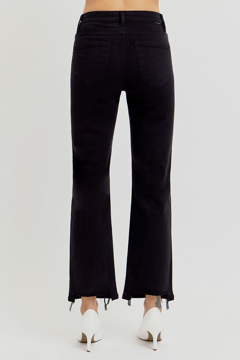 RISEN Morton Black Cropped Jeans