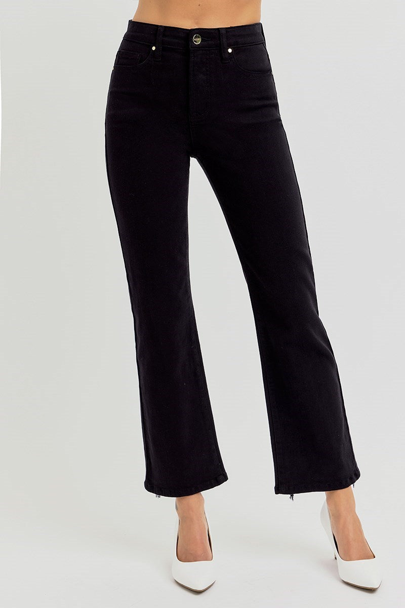 RISEN Morton Black Cropped Jeans