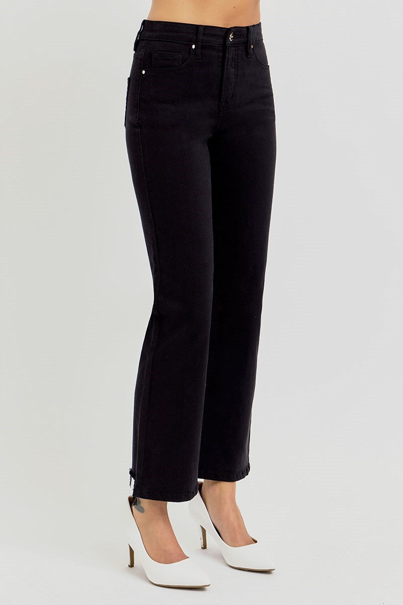 RISEN Morton Black Cropped Jeans