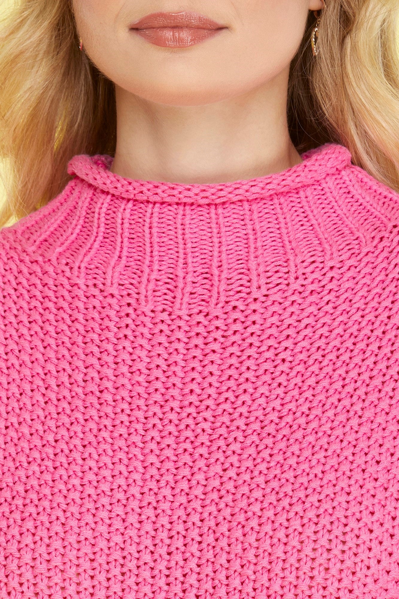 Jonah Mock Pink Sweater Tank