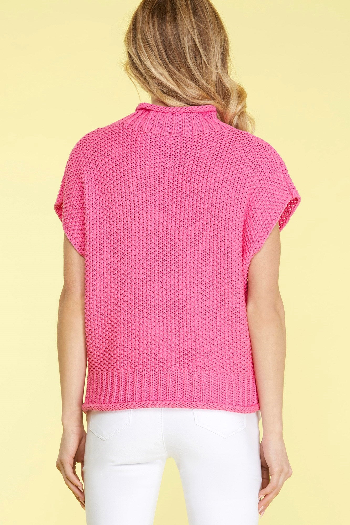 Jonah Mock Pink Sweater Tank