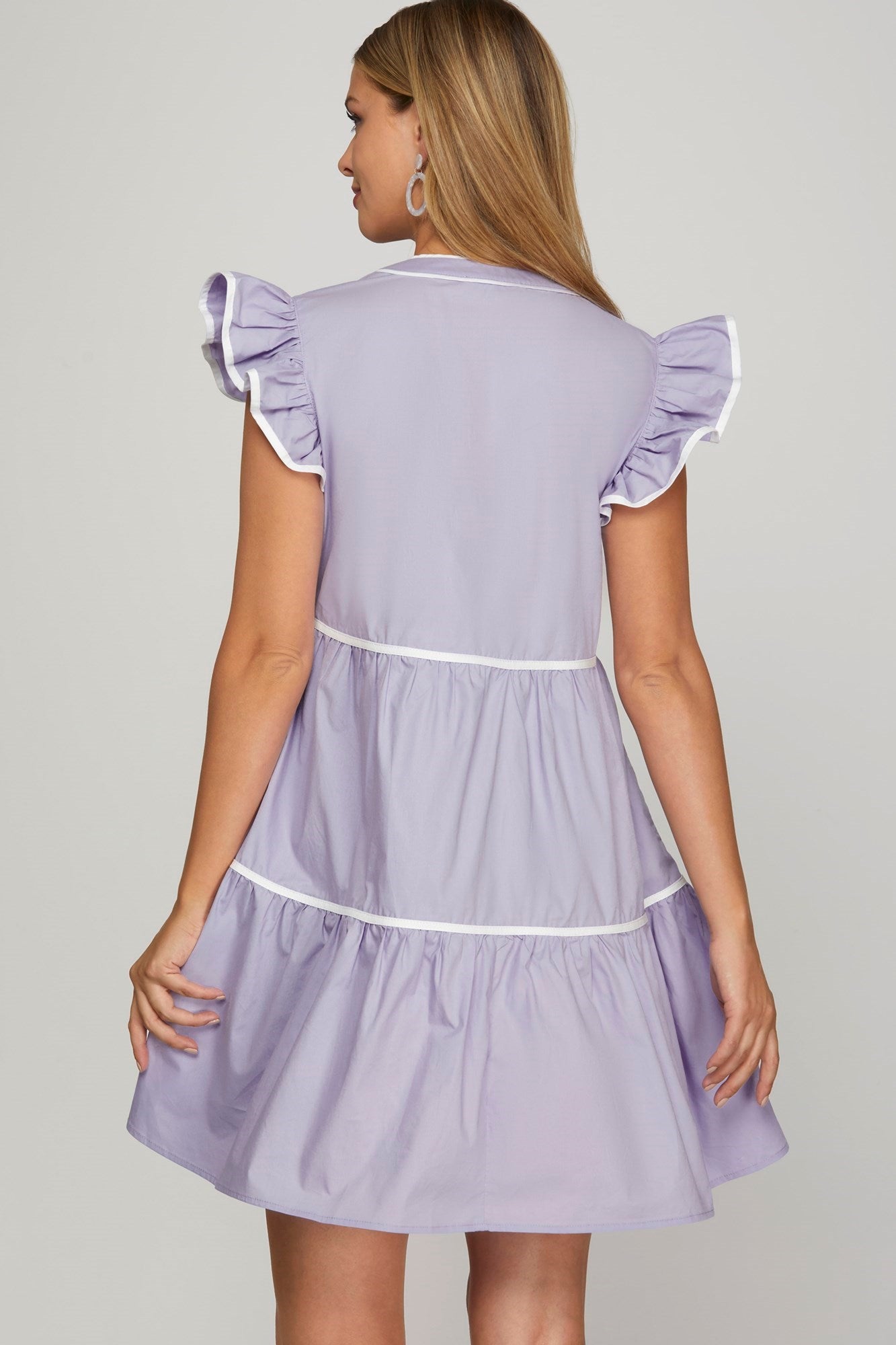 Lulu Lilac Mini Dress