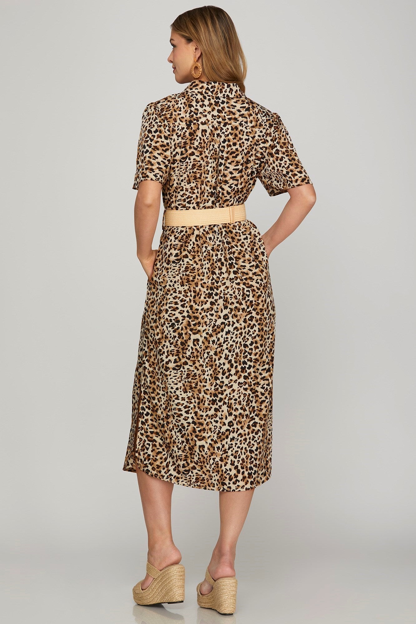 Saxton Animal Print Dress