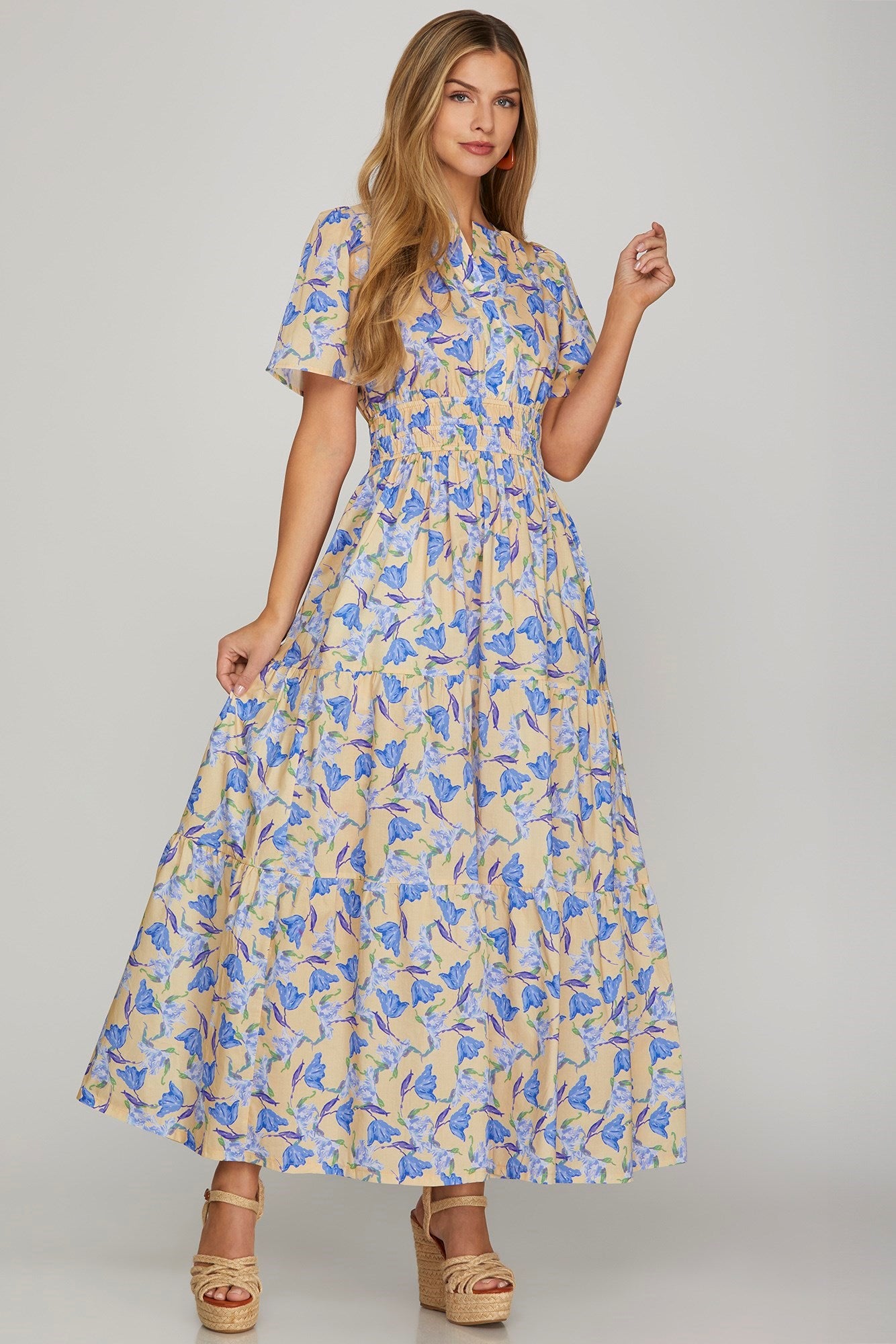 Ulton Floral Midi Dress PREORDER