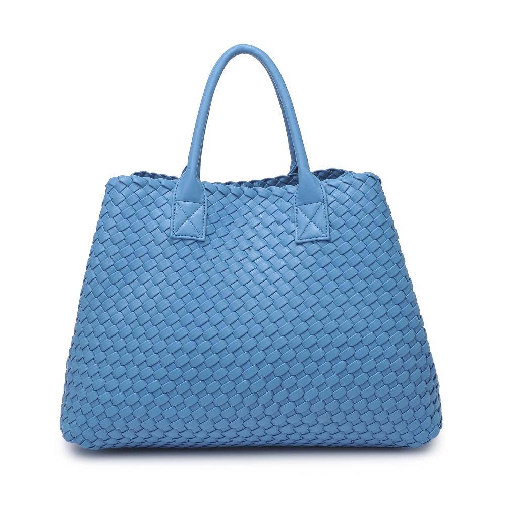 Ithaca Woven Vegan Leather Tote