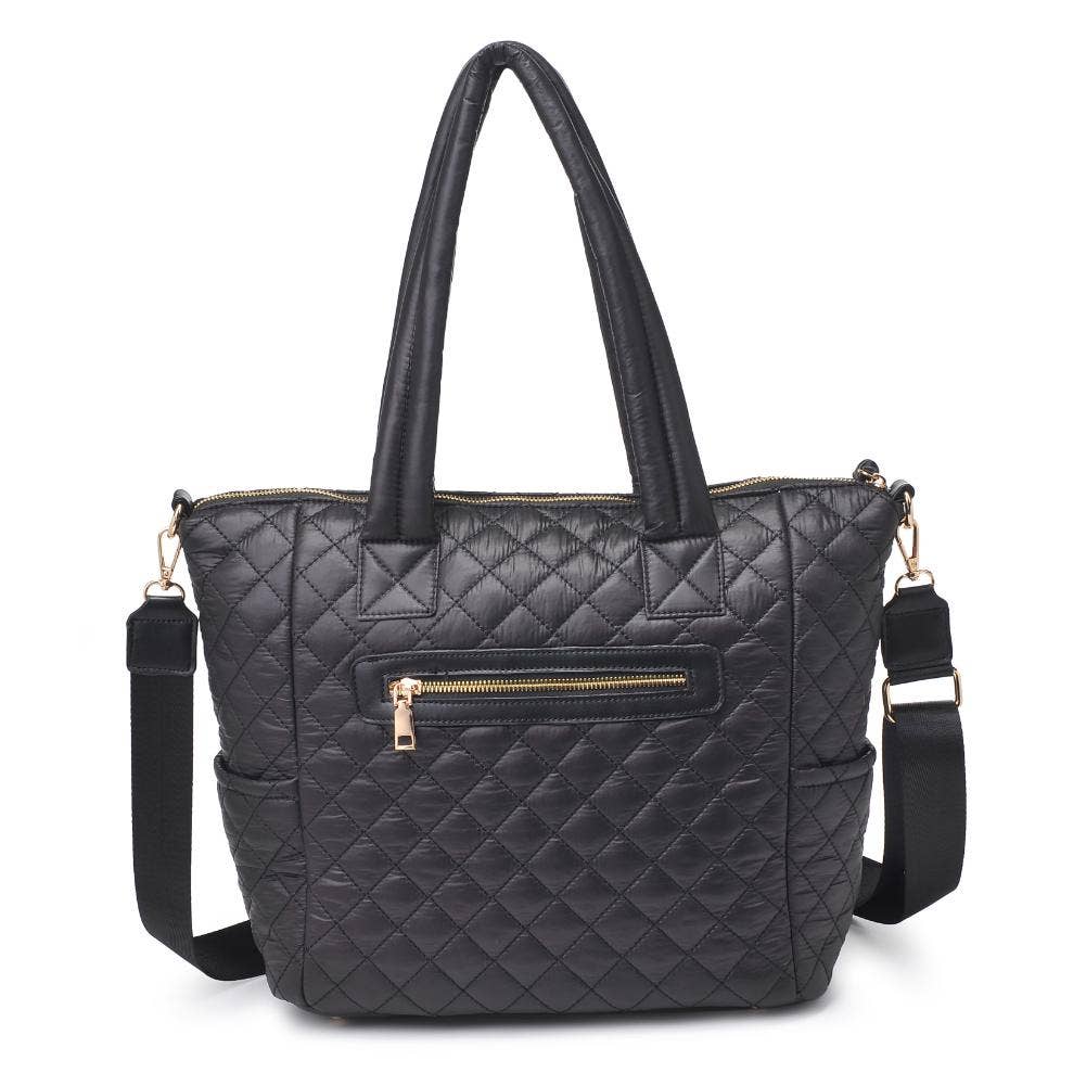 Jayna Quilted Nylon Tote (4 Colors!)