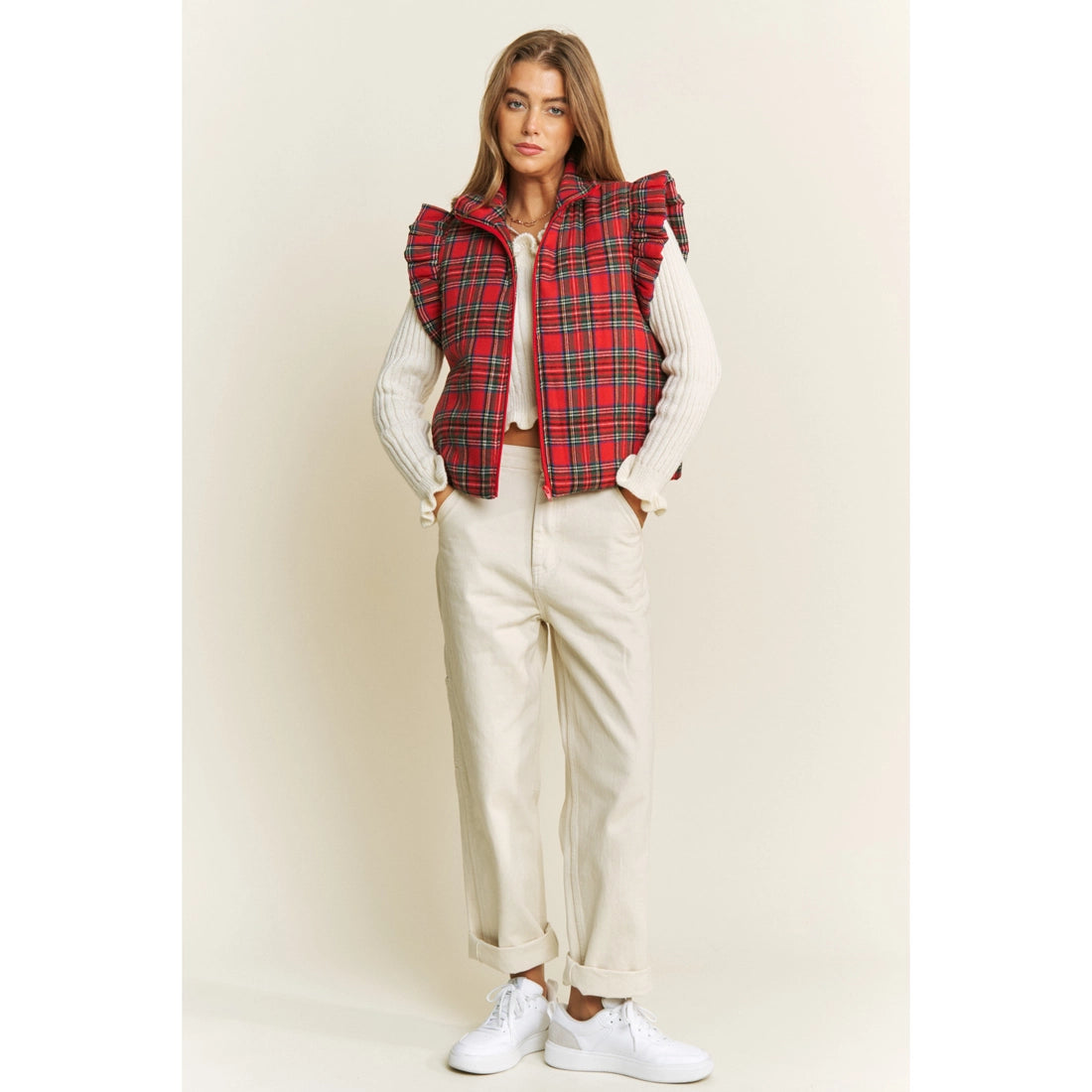 Tommie Plaid Vest