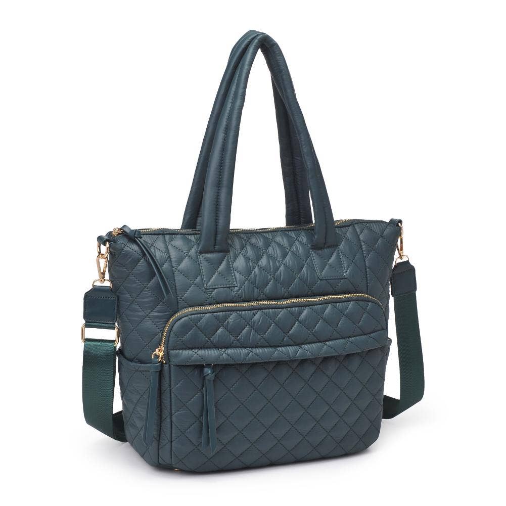 Jayna Quilted Nylon Tote (4 Colors!)