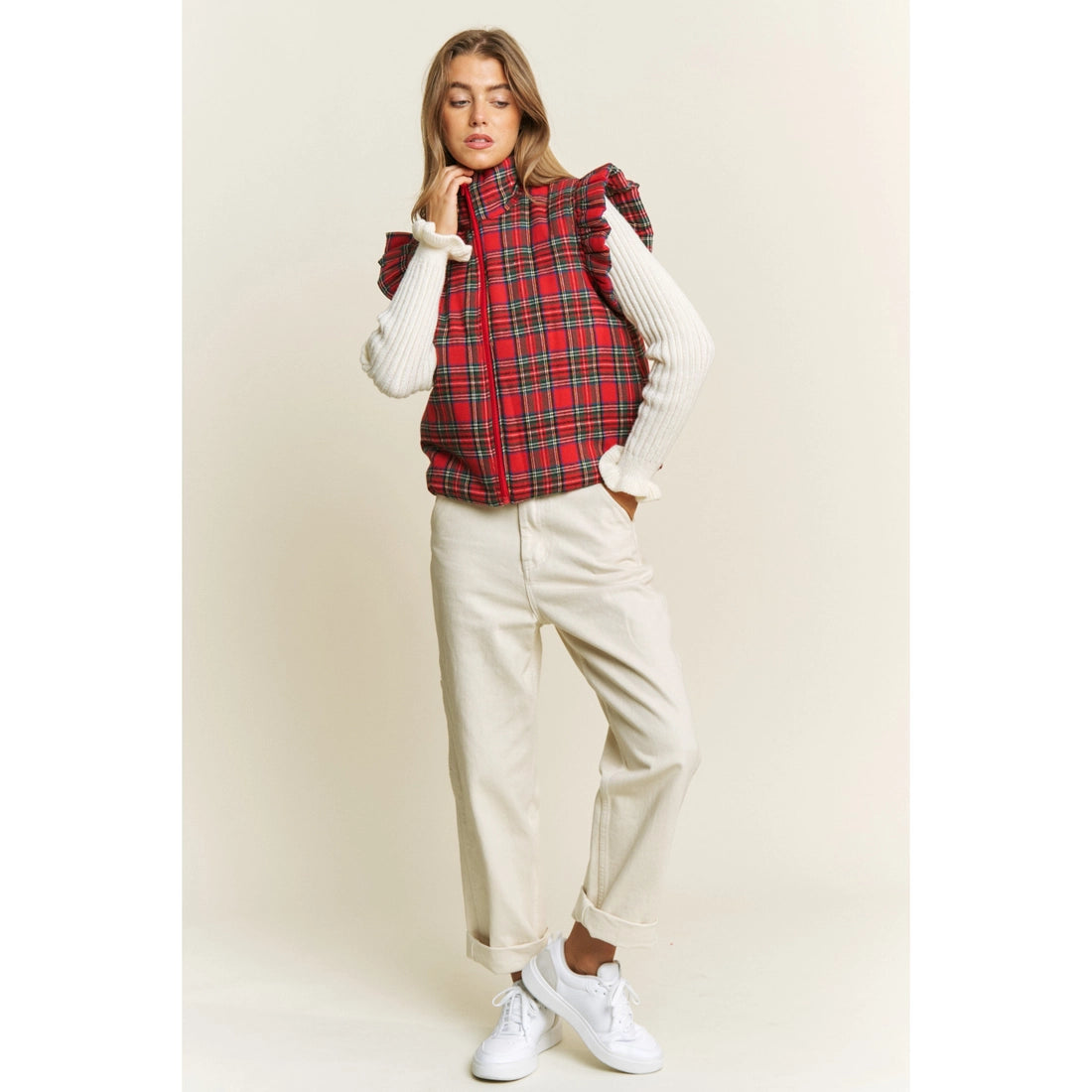 Tommie Plaid Vest