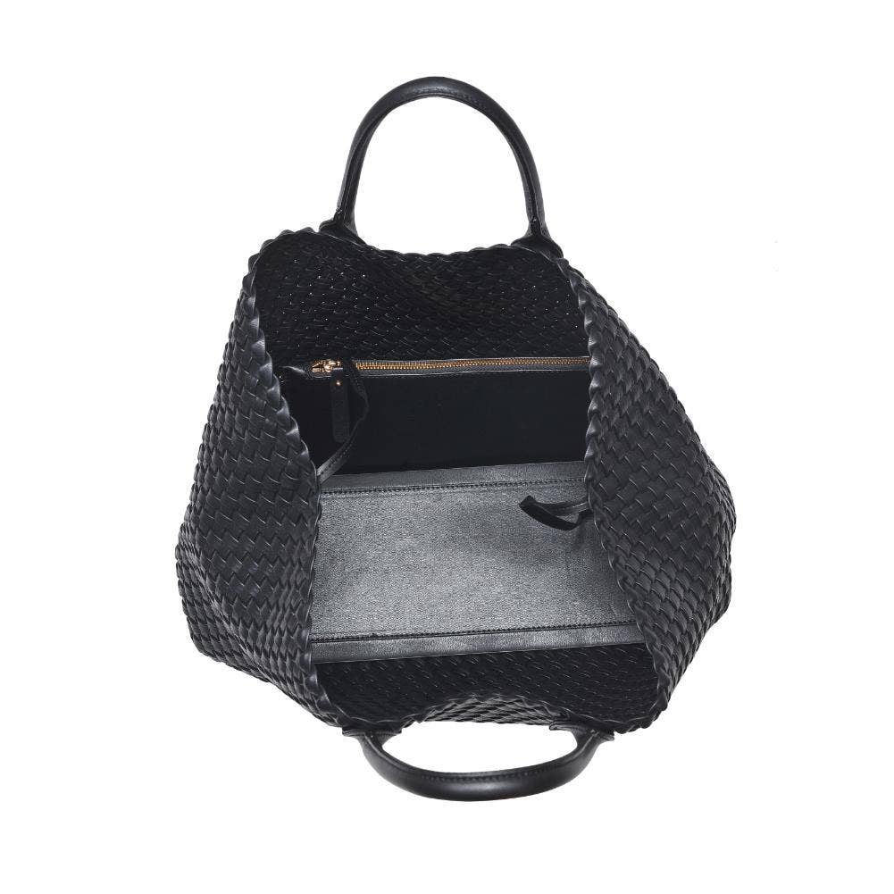 Ithaca Woven Vegan Leather Tote